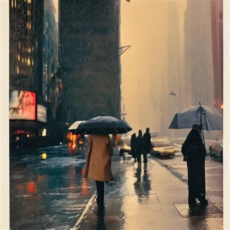 Rainy New York Daydream By Saul Leiter Stable Diffusion