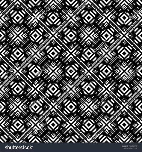 black and white Art Deco Pattern Seamless Design Vector Illustration # ...