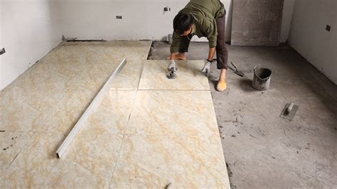 How To Install Ceramic Tiles Kitchen Install Tile Floor Prepare