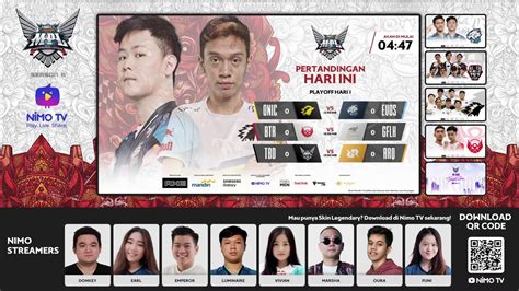 MPL ID S6 Playoffs Day 1 Bahasa Indonesia Live YouTube