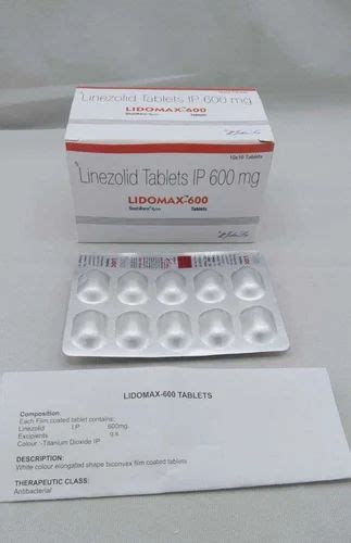 Lizolid Linezolid Tablets Ip Packaging Size X At Rs Stripe In