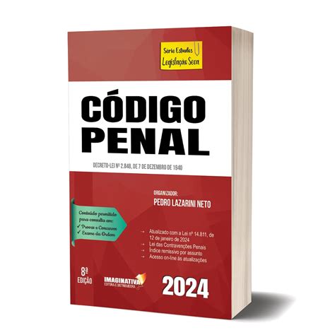 Código Penal 2024 Atualizado Cristiani Tomaz Venâncio Amazon br