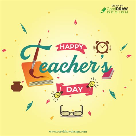 Download Happy Teachers Day Lettering Design Coreldraw Design