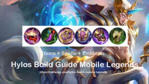 Best Hylos Build Items Emblems Strategy Mobile Legends Zathong