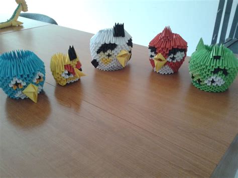 Pitypangolok: 3d origami - angry birds