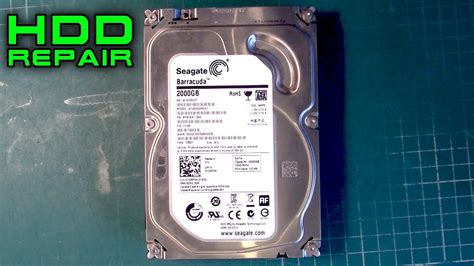 Hdd Repair Seagate Barracuda 2tb Board Replacement Bios Firmware Chip Swap Youtube