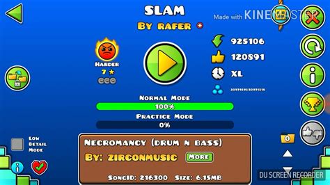 Geometry Dash Slam By Rafer Youtube