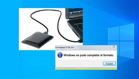 Corrige El Error Windows No Pudo Completar El Formato De La Unidad