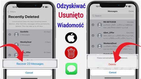 Jak odzyskać usuniętą wiadomość na iPhonie Odzyskaj usuniętą rozmowę