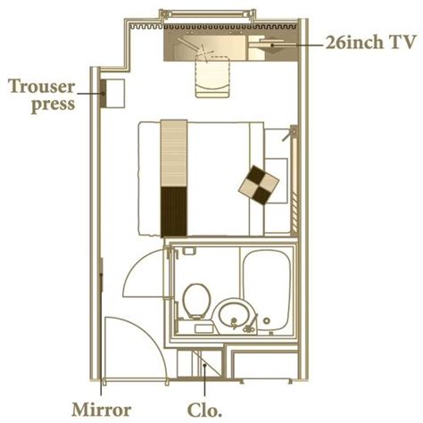 Hotel Single Room Design