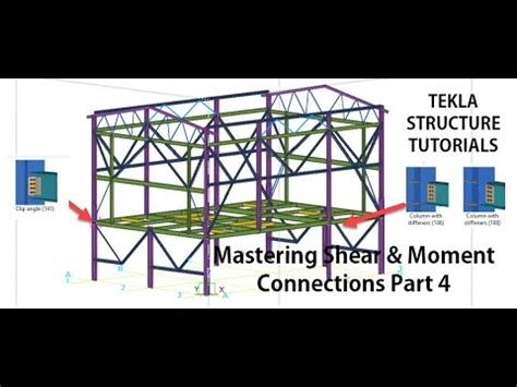 Tekla Structures Tutorial Mastering Shear Moment Connections Part