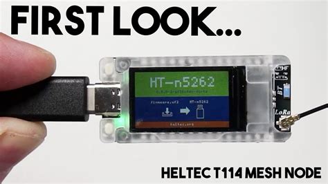 Heltec Mesh Node T First Look Youtube