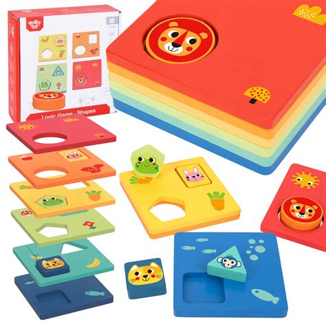 Uk Adanka Logiczna Montessori Kszta Ty I Kolory Tooky Toy