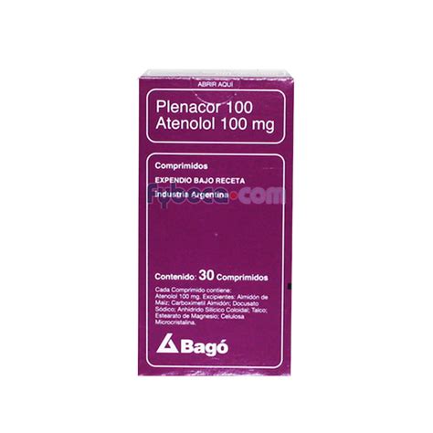 Plenacor Comp 100Mg C 30 Suelta Fybeca