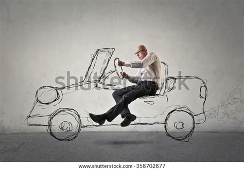 invisible car stock photo edit