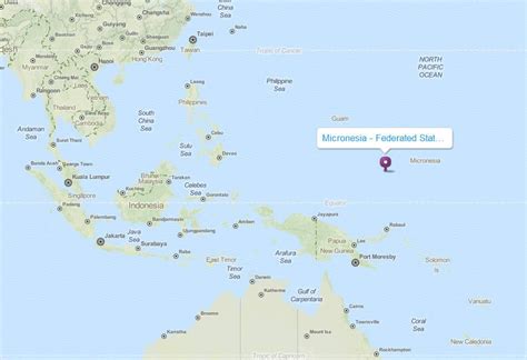 Micronesia Map - Micronesia