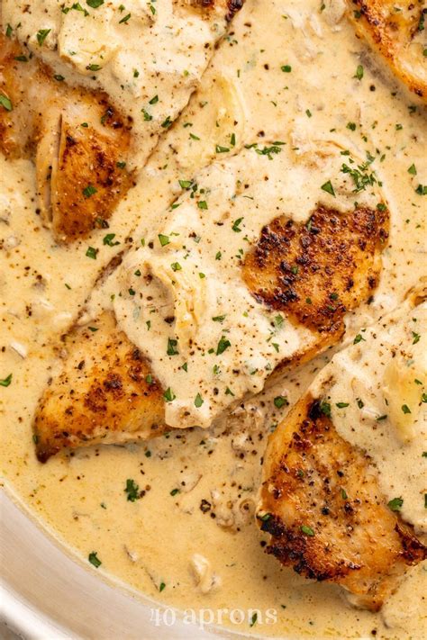 One Pan Creamy Garlic Chicken Little Sunny Kitchen Artofit