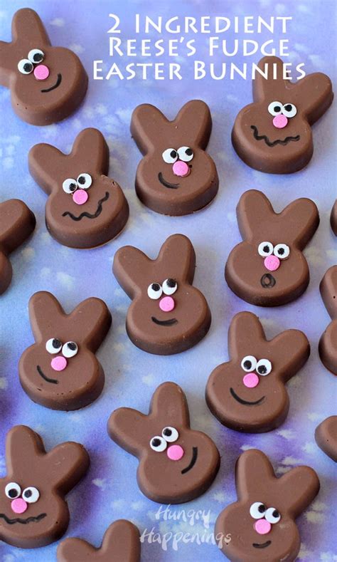 Reeses Fudge Easter Bunnies Hungry Happenings