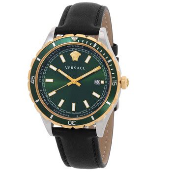 Versace Hellenyium Quartz Green Dial Men S Watch VE3A00720