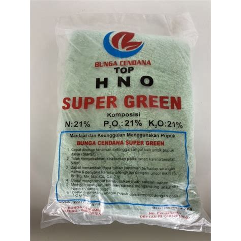 Jual Pukuk HNO Super Green NPK Isi 2kg Bunga Cendana Shopee Indonesia