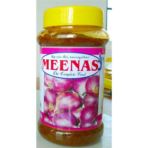 Meenas Spicy G Onion Pickle Packaging Type Jar At Best Price In