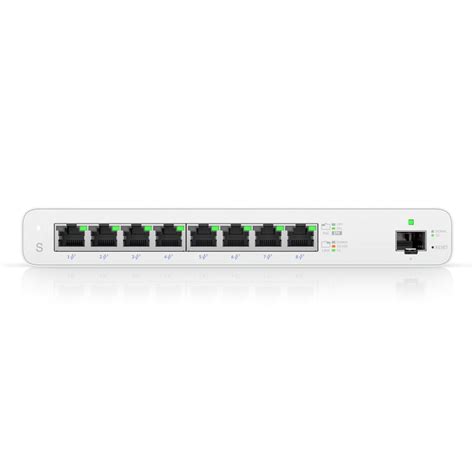 Switch Ubiquiti 8 Portas Gigabit Ethernet PoE Branco UISP S EU