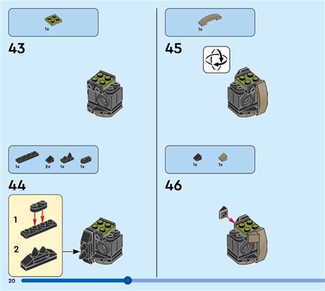 LEGO Instructions for set 76249 Venomized Groot, Marvel Super Heroes ...