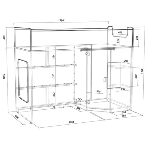 Кровать чердак Легенда 43.2.1 в Самаре