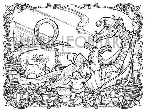 Pin By Julie Pitman On CB Holiday Colouring Pages Dragon Coloring