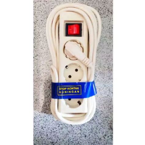 jual colokan listrik  lubang kabel   shopee indonesia