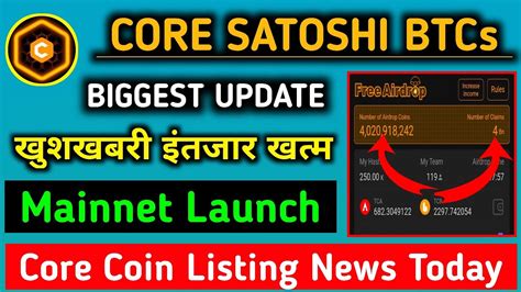 Satoshi Testcoin Big Update Satoshi New Update Satoshi Mainnet Launch