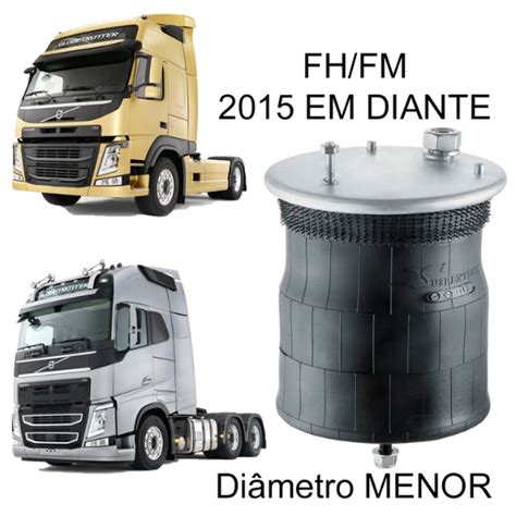 Bolsa Ar Suspensão Tração Volvo Fh fm 2015 Em Diante S Base FREIOS