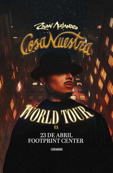 RAUW ALEJANDRO ANNOUNCES COSA NUESTRA WORLD TOUR