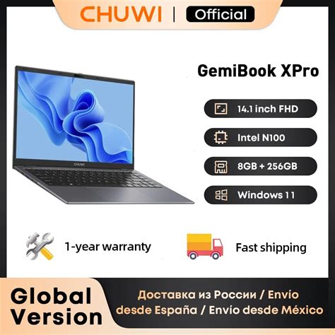 Chuwi Pc Portable Gemibook Xpro Avec Cran Uhd De Pouces Processeur