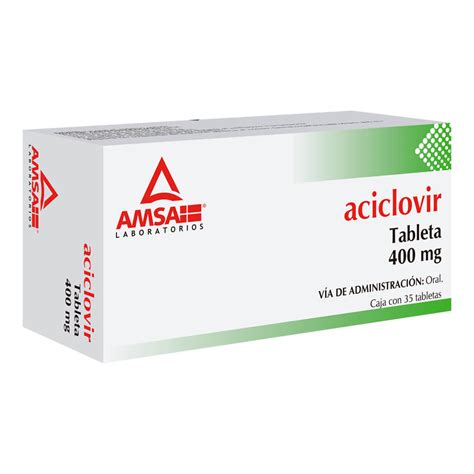 Gpp Aciclovir 400mg Tabletas 35 Farmacia Soriana