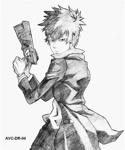 My Fan Art Of Shinya Kogami From Psycho Pass By The Way I Managed