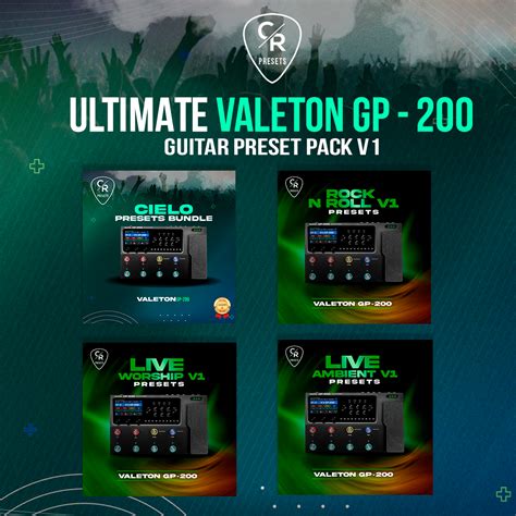 ULTÍMATE VALETON GP 200 GUITAR PRESET PACK V1 CR Online