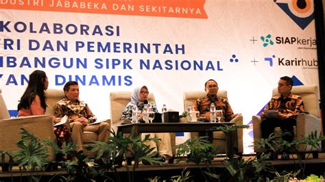 DORONG KOLABORASI PEMERINTAH DAN INDUSTRI DISNAKER KAB BEKASI BANGUN