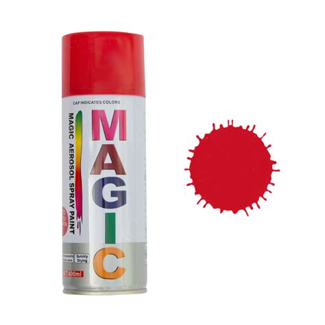 Spray Vopsea MAGIC Rosu Passion 400 Ml Rapidauto Ro