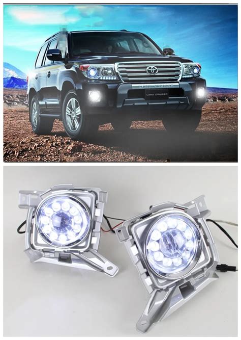 LED DRL Daytime Running Light Fog Lamp For Toyota Land Cruiser LC200