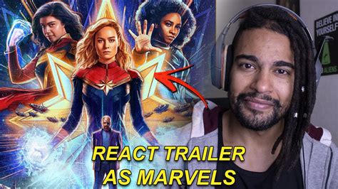 AS MARVELS 2023 Reação ao Trailer YouTube