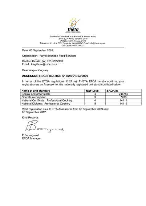 Assessor Registration Pdf