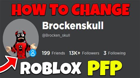 How To Change Your Roblox Profile Picture Youtube