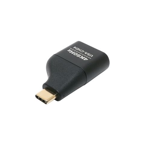 Usb Type C Hdmi 変換アダプタ 4k60hz対応 コンパクトタイプ Mco ミヨシ Usa Chd4bk Usa Chd4