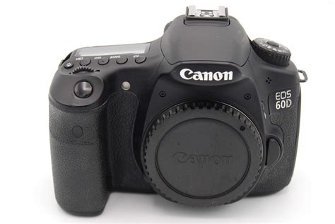 Canon EOS 60D 18 0 Mp 7 6cmSCREEN Digital SLR Kamera Schwarz Nur