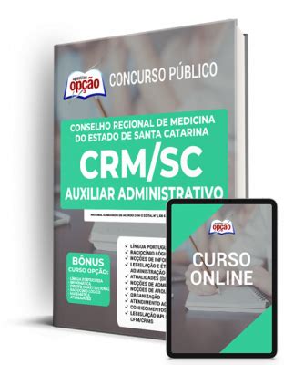 Apostila Crm Sc Auxiliar Administrativo