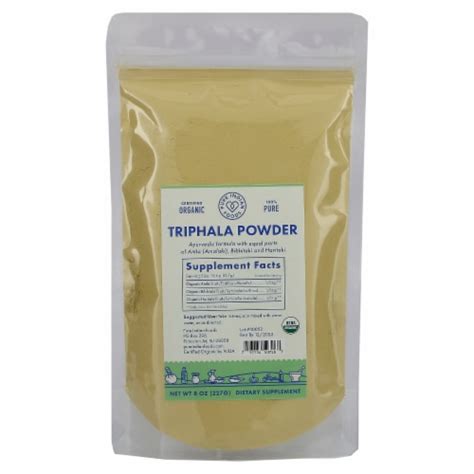 Pure Indian Foods Organic Triphala Powder 8 Oz 227 G 8 Oz Food 4