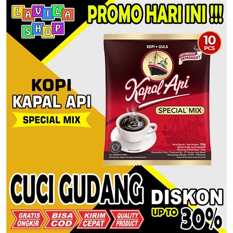 Jual Kopi Kapal Api Spesial Mix G Kopi Renceng Shopee Indonesia