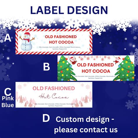 Christmas Hot Cocoa Gift Set Personalized Hot Chocolate Gift Corporate Gift Custom Holiday Gift