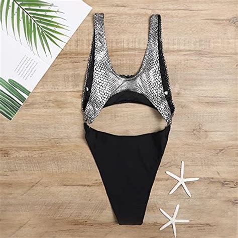 Yeahdor Damen Spitze Unterw Sche Transparent Neckholder Micro Bikini